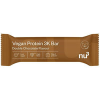 Produktbild von nu3 Vegan Protein 3K Bar Double Chocolate Vegan Proteinriegel Schokolade