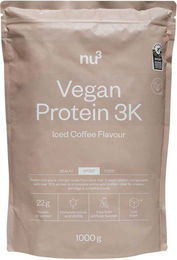 nu3 Vegan Protein 3K Iced Coffee Mehrkomponenten Protein Pulver vegan zuckerfrei – Bild 1 von 2