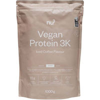 Produktbild von nu3 Vegan Protein 3K Iced Coffee Mehrkomponenten Protein Pulver vegan zuckerfrei