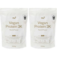 Produktbild von nu3 Vegan Protein 3K Mehrkomponenten Protein Pulver Neutral ohne Zusatzstoffe