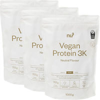 Produktbild von nu3 Vegan Protein 3K Mehrkomponenten Protein Pulver Neutral ohne Zusatzstoffe