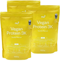 nu3 Vegan Protein 3K Mehrkomponenten Protein Pulver Vanille zuckerfrei – Bild 1 von 1