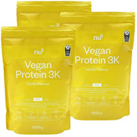 Produktbild von nu3 Vegan Protein 3K Mehrkomponenten Protein Pulver Vanille zuckerfrei