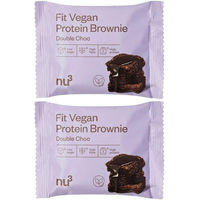 Produktbild von nu3 Vegan Protein Riegel Schokolade zuckerfrei