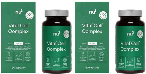 nu3 Vital Cell Support Kapseln vegan ohne Zusatzstoffe 120 Stück – Bild 1 von 2