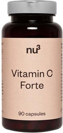 nu3 Vitamin C Forte Ascorbinsäure 500 mg Kapseln vegan vegetarisch glutenfrei – Bild 1 von 2