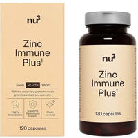 Produktbild von nu3 Zinc Immune Plus Zink Bisglycinat Vegan 120 Kapseln