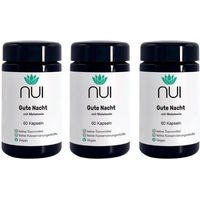 Produktbild von NUI Gute Nacht Melatonin Kapseln 180 Stück