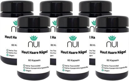 NUI Haut-Haare-Nägel Kapseln mit Zink, Biotin und Selen 360 Stück – Bild 1 von 2
