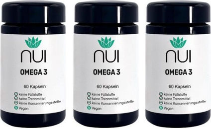 NUI Omega 3 Kapseln Vegan Vegetarisch 180 Stück – Bild 1 von 2