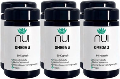 NUI Omega 3 Kapseln vegan vegetarisch – Bild 1 von 2