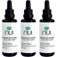 Produktbild von NUI Vitamin D3 Tropfen 1000 IE vegan 150 ml