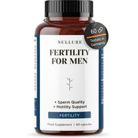 Produktbild von Nullure Fertilität Mann Kapseln für Männer vegan laktosefrei und glutenfrei 60 Stück