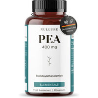 Produktbild von Nullure PEA Palmitoylethanolamid 400 mg Kapseln vegan laktosefrei glutenfrei 90 Stück