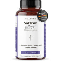Produktbild von Nullure Safran Kapseln mit Affron Safran-Extrakt 30 mg 120 Stück vegan laktosefrei glutenfrei
