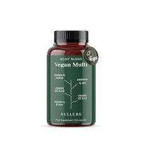 Produktbild von Nullure Vegan Multivitamin Kapseln mit Vitamin B12 sowie Vitamin D3 und K2, laktosefrei und glutenfrei