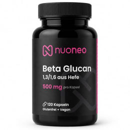 nuoneo Beta-Glucan hochdosiert vegan ohne Zusatzstoffe 120 Kapseln – Bild 1 von 4