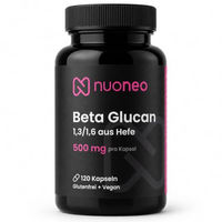Produktbild von nuoneo Beta-Glucan hochdosiert vegan ohne Zusatzstoffe 120 Kapseln
