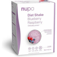 Produktbild von NUPO Diät Shake Blueberry Raspberry Glutenfrei Pulver 12 Portionen