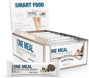 Nupo One Meal Bar Cookie Crunch High Protein Riegel Low Sugar ohne Aspartam 15 x 60g – Bild 1 von 1