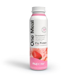 NUPO One Meal +Prime Shake Strawberry Love Mahlzeitenersatz Erdbeere zuckerfrei 12 Stück – Bild 1 von 2