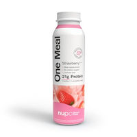 Produktbild von NUPO One Meal +Prime Shake Strawberry Love Mahlzeitenersatz Erdbeere zuckerfrei 12 Stück