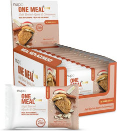 Nupo One Meal +Prime Soft Baked Proteinriegel Apfel-Zimt zuckerfrei – Bild 1 von 2