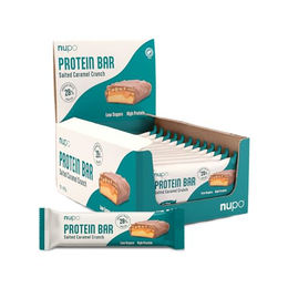Nupo Proteinriegel Salted Caramel Crunch glutenfrei ohne Zusatzstoffe 12 Stück – Bild 1 von 4