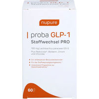 Produktbild von Nupure Proba GLP-1 Stoffwechsel PRO Kräuter-Komplex Kapseln vegan glutenfrei zuckerfrei 60 Stück