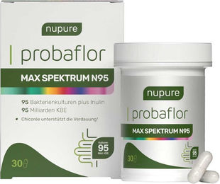 Nupure Probaflor Max Spektrum N95 Kapseln für Erwachsene 30 Stück – Bild 1 von 2