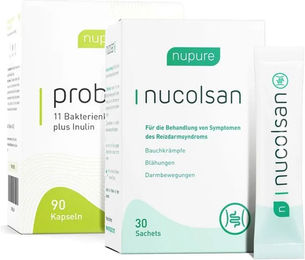 Nupure Probaflor und Nucolsan Kapseln für Erwachsene vegetarisch glutenfrei und laktosefrei – Bild 1 von 1