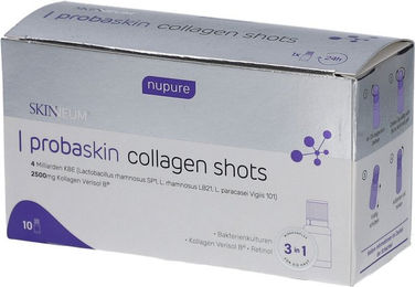 nupure probaskin Kollagen Shots mit Bakterienkulturen und Vitamin A Ampullen – Bild 1 von 1