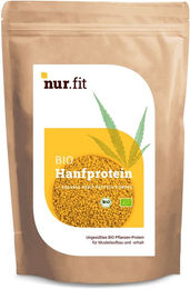 nur.fit BIO Hanfprotein Pulver vegan glutenfrei und laktosefrei – Bild 1 von 2