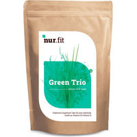 Produktbild von nur.fit Green Trio Tabs Superfood-Mischung Tabletten vegan ohne Zusatzstoffe 100 Stück