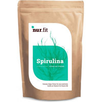 Produktbild von nur.fit Spirulina Pulver vegan ohne Zusatzstoffe 1000 g