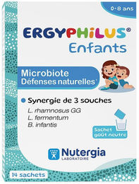 Nutergia ERGYPHILUS Enfants Probiotikum Pulver Sticks für Kinder – Bild 1 von 1