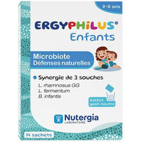 Produktbild von Nutergia ERGYPHILUS Enfants Probiotikum Pulver Sticks für Kinder