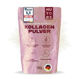 NUTORI Kollagen Pulver Typ I & III aus Rind 300 g laktosefrei und glutenfrei – Bild 1 von 3
