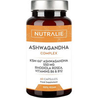Produktbild von Nutralie Ashwagandha KSM-66 Kapseln vegan
