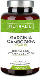Nutralie Garcinia Cambogia 60% HCA Kapseln vegan 90 Stück – Bild 1 von 3