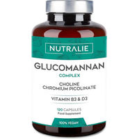 Produktbild von Nutralie Glucomannan Konjak Kapseln vegan 120 Stück