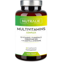 Produktbild von Nutralie Haar-Vitamine Multivitamin-Kapseln vegan für Männer und Frauen 60 Kapseln