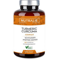 Produktbild von Nutralie Kurkuma Extrakt Bio Kapseln vegan ohne Zusatzstoffe 120 Stück