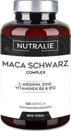 Nutralie Maca Kapseln vegan glutenfrei und laktosefrei 120 Stück – Bild 1 von 4
