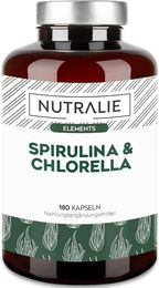 Nutralie Spirulina und Chlorella Superfood-Mischung vegan Kapseln 180 Stück – Bild 1 von 4