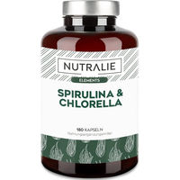 Produktbild von Nutralie Spirulina und Chlorella Superfood-Mischung vegan Kapseln 180 Stück