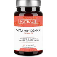 Produktbild von Nutralie Vitamin D3 + K2 hochdosiert Kapseln 60 Stück