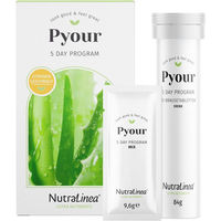 Produktbild von NutraLinea Pyour 5 Tage Brausetabletten vegan glutenfrei laktosefrei