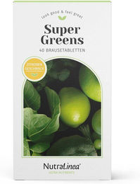 NutraLinea SuperGreens Superfood-Mischung Brausetabletten vegan und laktosefrei – Bild 1 von 2