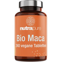 Produktbild von Nutrapure Bio Maca vegane Tabletten ohne Zusatzstoffe